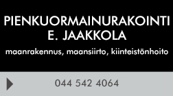 Pienkuormainurakointi E. Jaakkola logo